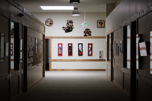 Mario mural at Neversoft